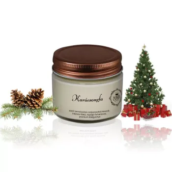 Régi kód!Aurora Candle Karácsonyfa - Vintage illatgyertya 1db 1.Kép