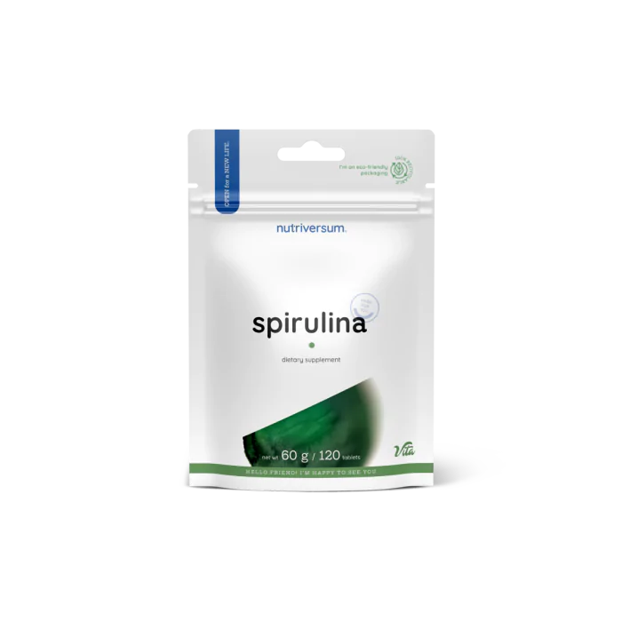 Spirulina tabletta 120 tabletta - Nutriversum