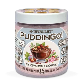 Javallat PuddinGo! Mogyorós csoki ízű étrend-kiegészítő pudingpor 300g Kép
