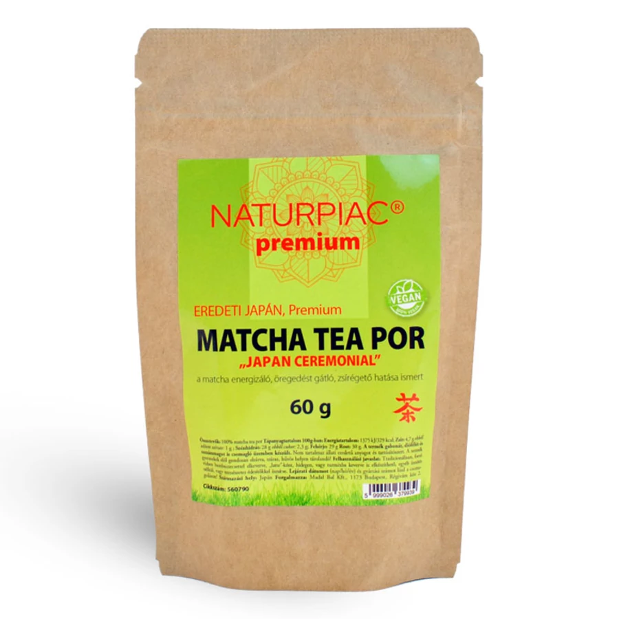 Japán Matcha tea por ,,ceremonial" 60g NaturPiac