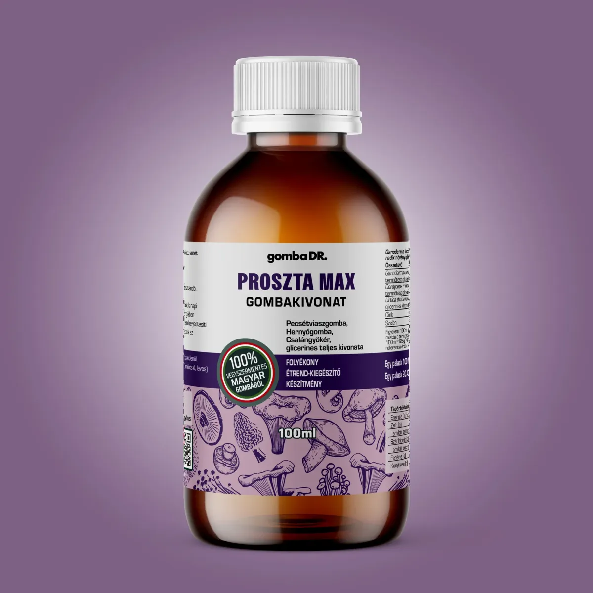 Gomba Dr. Proszta Max folyékony gombakivonat 100ml