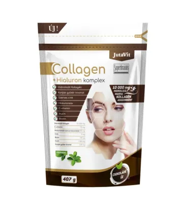 Jutavit Collagen(kollagén)+Hialuron komplex Csokoládé 407 g 1.Kép