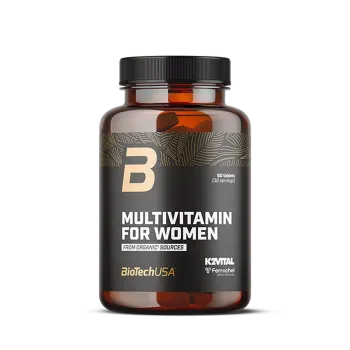 Biotech Usa Multivitamin For Women from organic sources - 60 tabletta 1.Kép