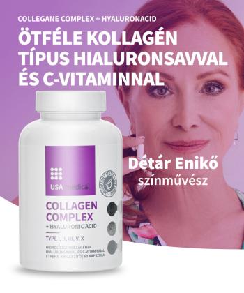 Usa Medical Kollagén Komplex kapszula 5 kollagén típussal 60 db 1.Kép