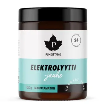 PUHDISTAMO Elektrolit 120g ízesítetlen italpor 120g (Almitas) Kép