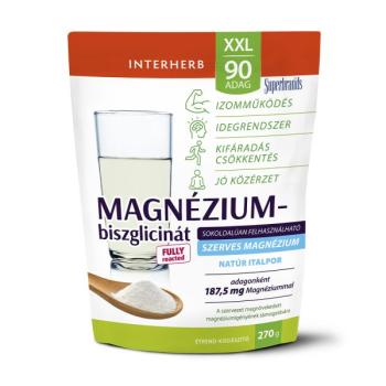 Interherb XXL 90 adag Magnézium-biszglicinát NATÚR italpor 270g Kép