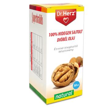 Dr. Herz Hidegen sajtolt Dióbél olaj 50ml Kép