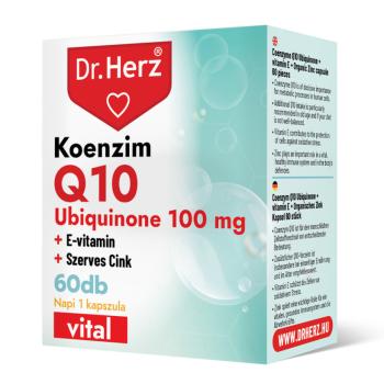 Dr. Herz Koenzim Q10 Ubiquinone 100mg 60db Kép