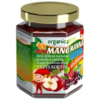 Organic Force Mini Manó Manna elixír béta-glükánnal 1 éves kortól  210g Kép