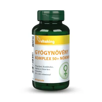 Vitaking Gyógynövény komplex 50+ nőknek 60 kapszula Kép
