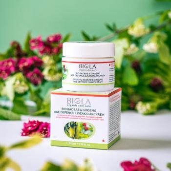 (Biola) Bio baobab &amp; ginseng age defence éjszakai arckrém - 50 ml Kép