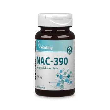 Vitaking NAC-390 (N-acetil-L-cisztein) 390mg ,60db Kép