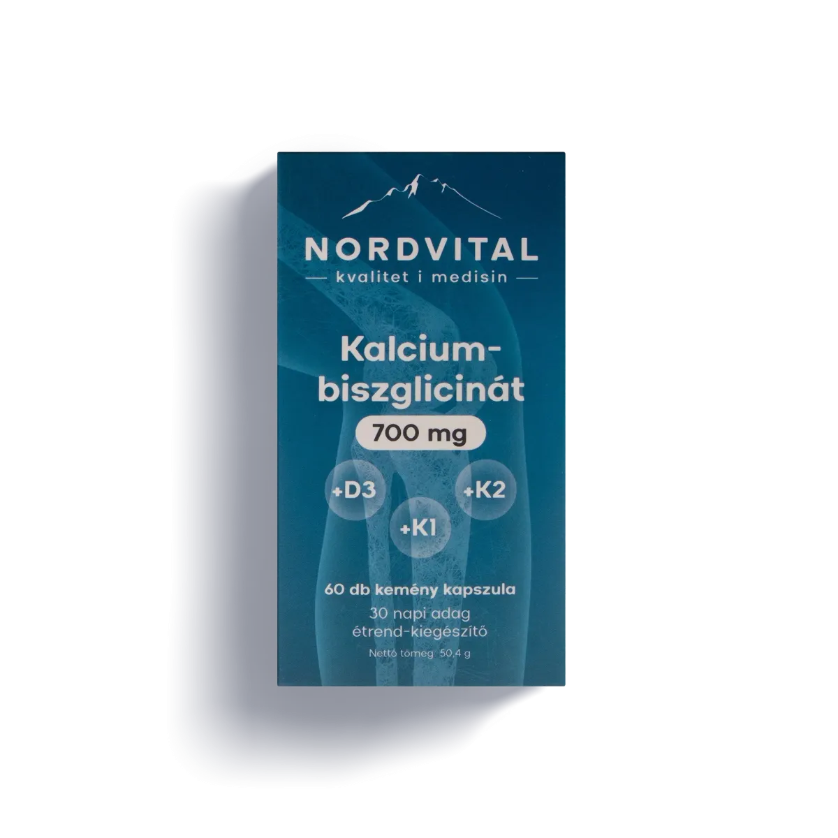 Nordvital Kalcium-biszglicinát 700mg - 60db