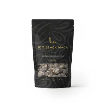 Prana Fekete maca por - bio - 250g Kép