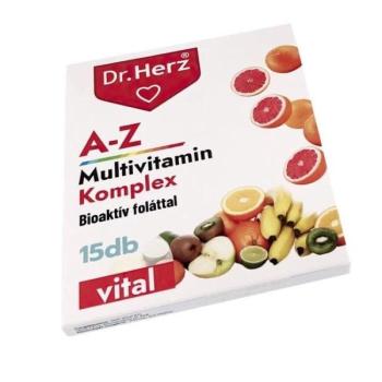 DR Herz A-Z Multivitamin Komplex 15 db kapszula / Bliszter/ Kép