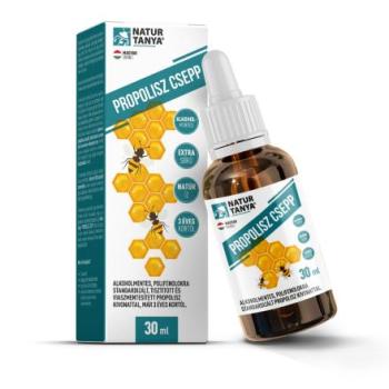 Natur Tanya PROPOLISZ CSEPP - Alkoholmentes, polifenolokra strandardizált, extra sűrű propolisz kivonat 3 éves kortól Kép