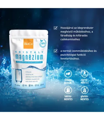 Bioco Kristály Magnézium tasakos por 150g Kép