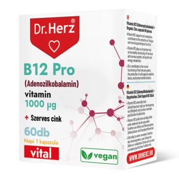DR Herz B12 PRO 1000 mcg 60 db kapszula Kép
