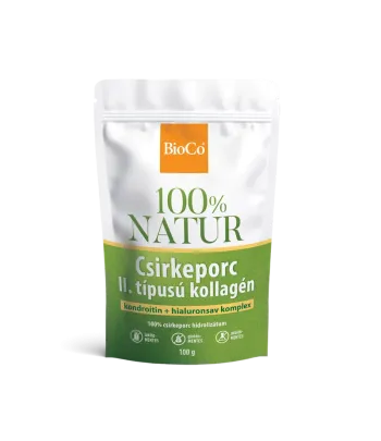BioCo 100% NATUR Csirkeporc II. típusú kollagén tasakos por 100 g Kép