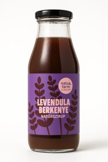 Natufarm Levendula berkenye natúr szörp 500ml Kép
