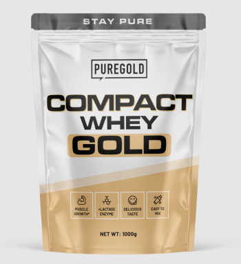 PureGold Compact Whey Gold Triple Chocolate ízű fehérjepor 1000g Kép