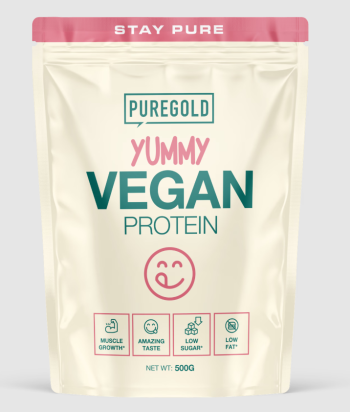Pure Gold Yummy Vegan Protein - pisztácia ízű 500g Kép
