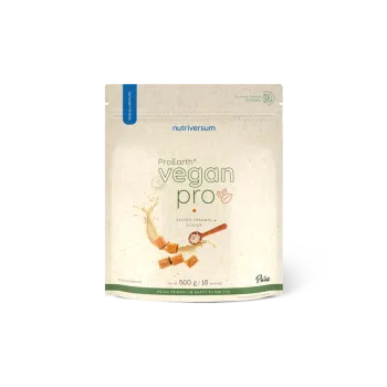 Nutriversum Vegan Pro ProEarth fehérjepor - sós karamell ízű 500g 1.Kép