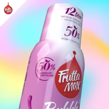 Fruttamax Bubble Tutti-frutti ízű gyümölcsszörp 500 ml 2.Kép