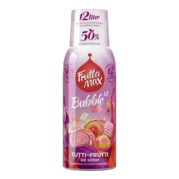 Fruttamax Bubble Tutti-frutti ízű gyümölcsszörp 500 ml 1.Kép